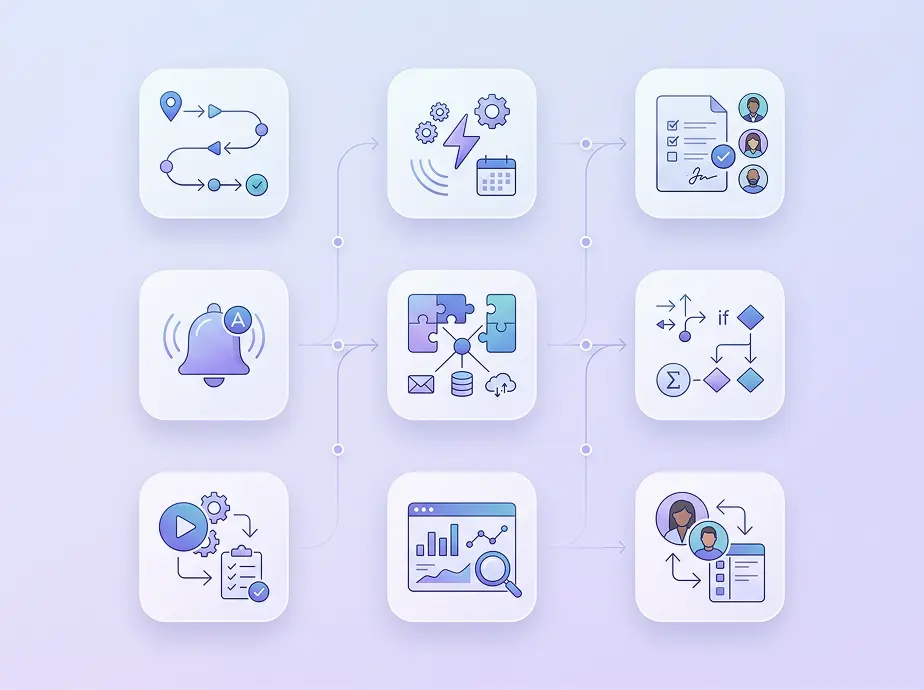 Workflow automation key capabilities